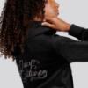 Picture of Juicy Couture Girls Zip Through Velour Hoodie & Relaxed Jogger Set X 2 - Jet Black