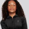 Picture of Juicy Couture Girls Zip Through Velour Hoodie & Relaxed Jogger Set X 2 - Jet Black
