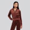 Picture of Juicy Couture Girls Zip Through Velour Hoodie & Relaxed Jogger Set X 2 - Bitter Chocolate