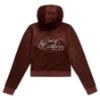 Picture of Juicy Couture Girls Zip Through Velour Hoodie & Relaxed Jogger Set X 2 - Bitter Chocolate
