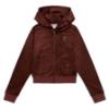 Picture of Juicy Couture Girls Zip Through Velour Hoodie & Relaxed Jogger Set X 2 - Bitter Chocolate