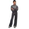 Picture of Juicy Couture Girls Velour Sweater & Wide Joggers Set X 2 - Black Oyster