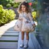 Picture of Bimbalo Girls Padded Coat with Exclusive Bow Print  - Pink