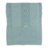 Picture of Rigola Baby Boys Noble Green Raised Knit Organic Cotton Shawl - Green
