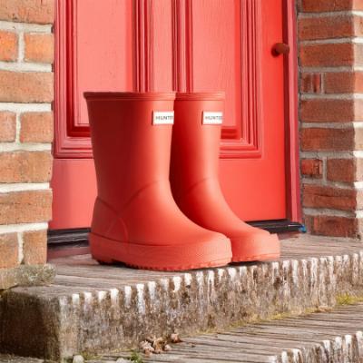 Picture of Hunter Little Kids First Classic Rainboots - Military Red