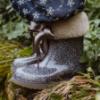 Picture of Igor Bimbi Soft Fur Cuff Print Ankle Rain Boot - Leopard