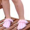Picture of Meia Pata Girls Pears Ruffle Non Slip Shoe - Lemon Green
