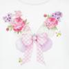Picture of Monnalisa Girls Garden Party Butterfly Dress - Ivory Lilac