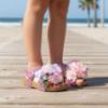 Picture of Monnalisa Girls Garden Party Bouquet Sandal - Multi