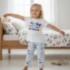 Picture of Monnalisa Girls Hello Kitty Top & Legging Set X 2 - White Blue