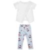 Picture of Monnalisa Girls Hello Kitty Top & Legging Set X 2 - White Blue
