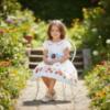Picture of PRE ORDER Monnalisa Bebe Girls Disney Pooh Bear Dress - Ivory Red