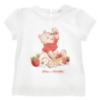 Picture of PRE ORDER Monnalisa Bebe Girls Disney Pooh Bear Top & Skirt Set X 2 - Ivory Red Blue