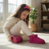 Picture of UGG Toddler Classic Ultra Mini Boot Inside Zip - Dark Peony