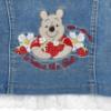 Picture of PRE ORDER Monnalisa Bebe Girls Disney Pooh Bear Denim Jacket - Blue Red