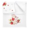 Picture of PRE ORDER Monnalisa Bebe Girls Pooh Bear Babygrow & Blanket Set x 2 - Ivory Red