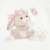 Picture of PRE ORDER Monnalisa Bebe Girls Romantic Bunny Top & Skirt Set X 2 - Ivory Pink