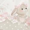 Picture of PRE ORDER Monnalisa Bebe Girls Romantic Bunny Top & Skirt Set X 2 - Ivory Pink
