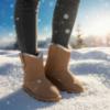 Picture of Lelli Kelly Asia Cowboy Sheepskin Boot - Chestnut