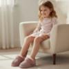 Picture of Lelli Kelly Sandra Diamante Sheepskin Sling Back Slipper - Dusky Pink