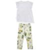 Picture of PRE ORDER Monnalisa Girls Tinkerbell Tunic & Legging Set X 2 - White Yellow