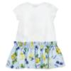 Picture of PRE ORDER Monnalisa Girls Tinkerbell Drop Waist Dress - White Yellow