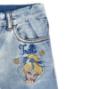 Picture of PRE ORDER Monnalisa Girls Tinkerbell Top & Denim Shorts Set X 2 - White Yellow