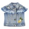 Picture of PRE ORDER Monnalisa Girls Tinkerbell Denim Jacket - Blue