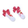 Picture of PRE ORDER A Dee Tutti Frutti Tiara Print Ankle Socks - Bright White