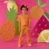 Picture of PRE ORDER A Dee Tutti Frutti Tamson Zig Zag Print Ankle Socks - Bright Pink