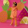 Picture of PRE ORDER A Dee Tutti Frutti Tasha Zig Zag Print Hair Clip - Bright Pink