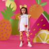 Picture of PRE ORDER A Dee Tutti Frutti True Print Handbag Legging Set X 2 - Bright White