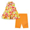 Picture of PRE ORDER A Dee Tutti Frutti Tessy Print Cycling Short Set X 2 - Bright White