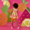 Picture of PRE ORDER A Dee Tutti Frutti Tessy Print Cycling Short Set X 2 - Bright White