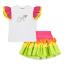 Picture of PRE ORDER A Dee Tutti Frutti Taylor Colourblock Skirt Set X 2 - Bright White
