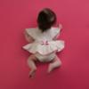 Picture of PRE ORDER Little A Baby Girls Cutie Frutti Peggy Cherry Romper - Bright White
