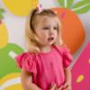 Picture of PRE ORDER Little A Baby Girls Cutie Frutti Paisley Handbag Dress - Bright Pink