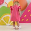 Picture of PRE ORDER Little A Baby Girls Cutie Frutti Paisley Handbag Dress - Bright Pink