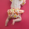 Picture of PRE ORDER Little A Baby Girls Cutie Frutti Pippa Print Jam Pant Set X 2 - Bright White