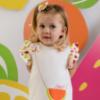 Picture of PRE ORDER Little A Baby Girls Cutie Frutti Palmer Print Legging Set - Bright White