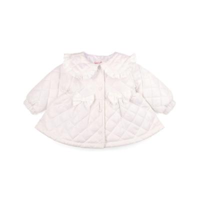 Picture of PRE ORDER Little A Baby Girls Cutie Frutti Penelope Quilted Jacket - Bright White