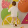 Picture of PRE ORDER Little A Baby Girls Cutie Frutti Poppy Print Frill Ankle Sock - Bright White