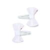 Picture of PRE ORDER Little A Baby Girls Cutie Frutti Priscilla Ric Rac Hairclips x 2 - Bright White