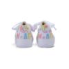Picture of A Dee Signature Summer Patty Initial Print Platform Trainer  - Bright White Multi