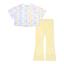 Picture of A Dee Signature Summer Samantha Initial Print Flare Set X 2 - Bright White