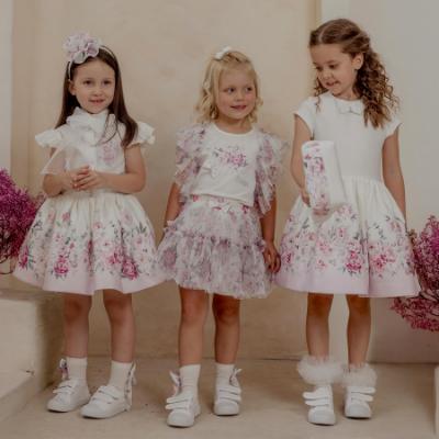 Picture of Daga Girls Blush Harmony Small Hair Clips X 2 - White