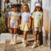 Picture of A Dee Signature Summer Sienna Initial Print Short Set X 2 - Lemon Cake