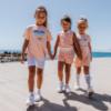 Picture of A Dee Signature Summer Romi Terry Short Set X 2 - Peach Cream