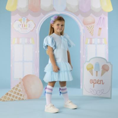 Picture of A Dee Pastel Parlour Shelby Tulle Headband - Lilac Dreams