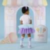 Picture of A Dee Pastel Parlour Saint Knee High Bow Socks - Bright White